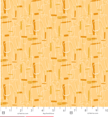 Brushstrokes Light Orange blender quilting fabric by RJR Fabrics