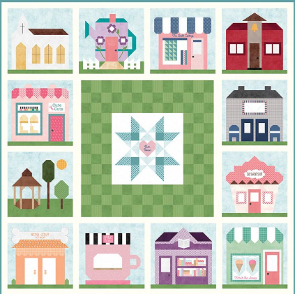 Our Town Kit of the Month Year Subscription by Riley Blake