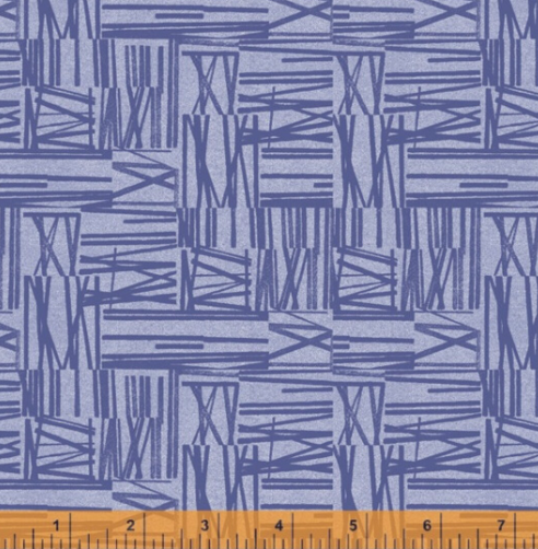 Lofi Blue on Light Blue blender quilting fabric by Whistler Studios for Windham Fabrics