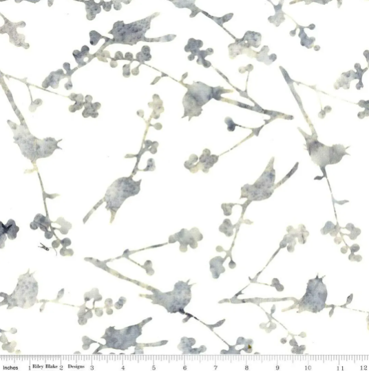 Batik Phloof Sassy and Tweet blender quilting fabric by Riley Blake