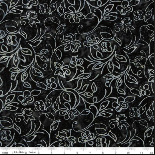 Achromatic Dance Stormy Seas blender quilting fabric by Riley Blake