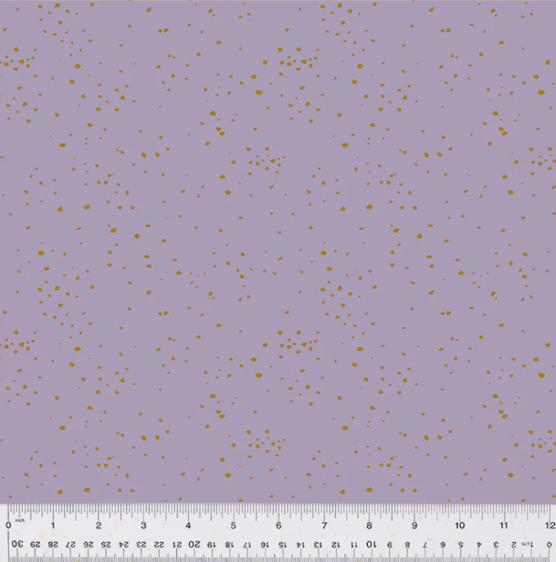 Orange and Grove Lavender Orange Stipple blender quilting fabric by Jennifer Moore Monaluna for Windham Fabrics