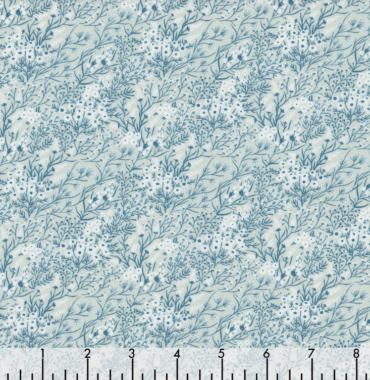Whimsy Light Blue blender quilting fabric by In The Beginning Fabrics