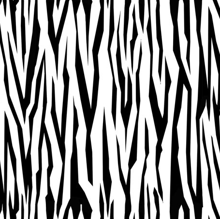 Tiger Tails Black and White novelty quilting fabric by Quilting Treasures