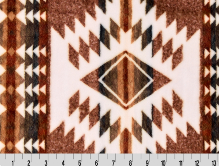 Out West Woodland Luxe Cuddle minky fabric by Shannon