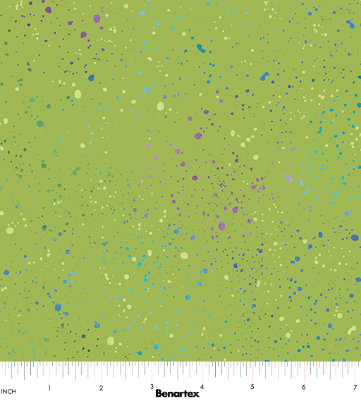 Dragonfly Wonder Spatter Multi Medium Leaf blender quilting fabric by Benartex