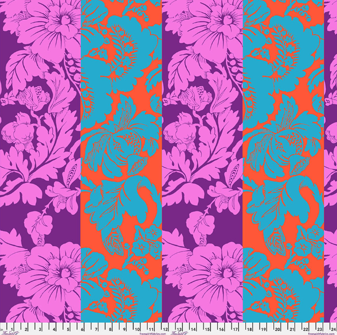 Romance Warm floral quilting fabric by Kaffe Fassett for Free Spirit