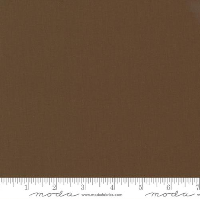 Bella Solids Mocha solid quilting fabric by Moda