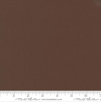 Bella Solids Chocolate solid quilting fabric by Moda