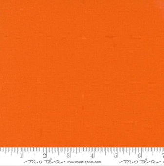 Bella Solids Orange solid quilting fabric by Moda