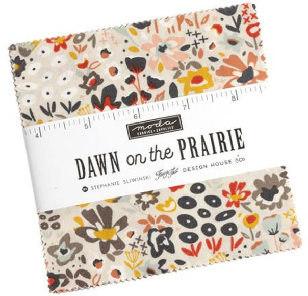 Dawn on the Prairie mini charm pack precut squares by Moda