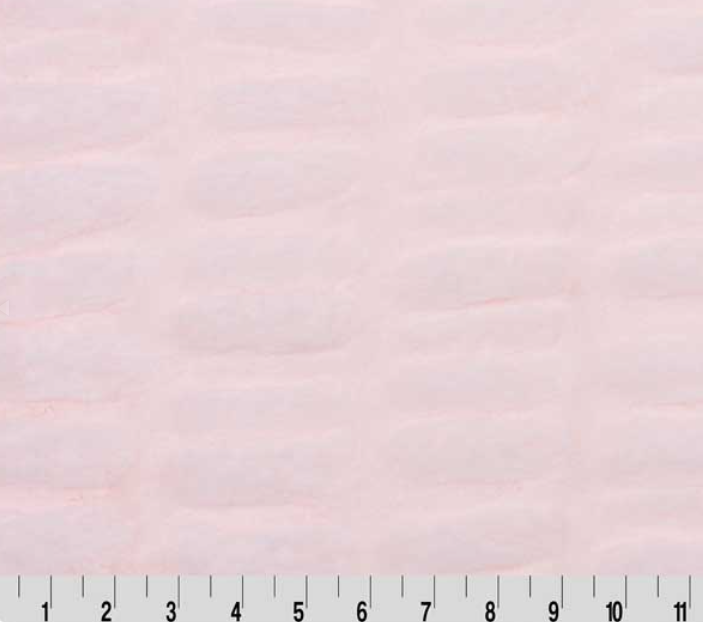 Luxe Cuddle Milan Tutu Pink minky fabric by Shannon