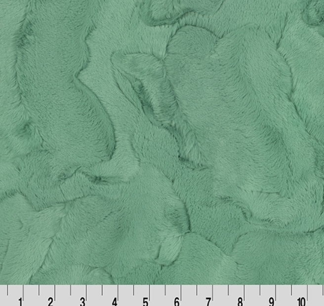Luxe Cuddle Hide Spearmint minky fabric by Shannon