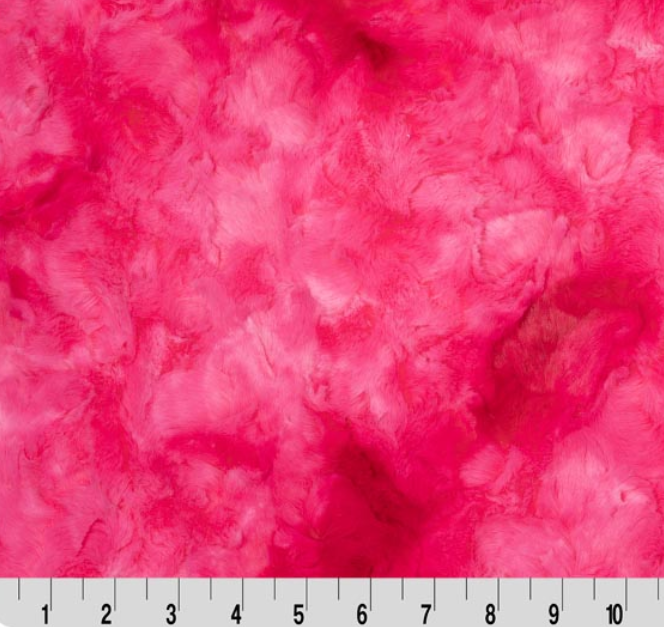Luxe Cuddle Galaxy Think Pink minky fabric by Shannon