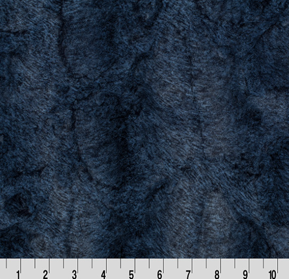 Luxe Cuddle Heather Chambray minky fabric by Shannon