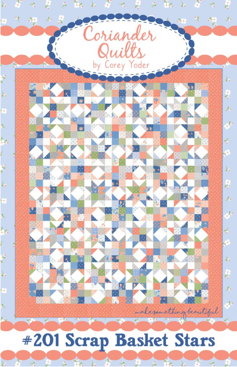 Scrap Basket Stars quilt pattern 201