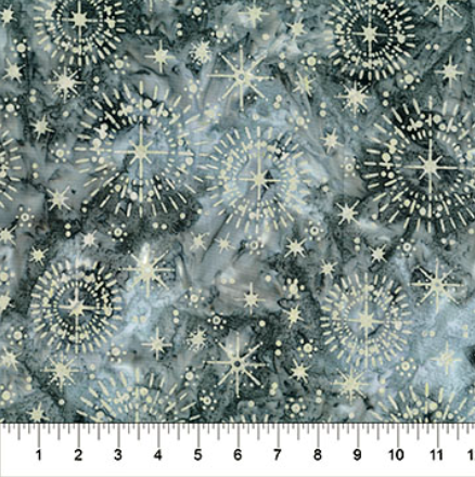 4th and Main Favorites Compass Star Smoke quilting fabric by Northcott