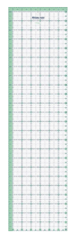 Lori Holt Cute Cuts 6.5 by 24.5 inch ruler by Riley Blake