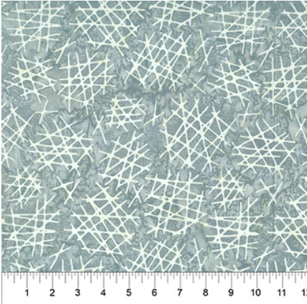 Abstraction Crosshatch Smoke batik quilting fabric by Northcott