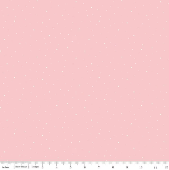 Dapple Dot Frosting flannel quilting fabric by Riley Blake