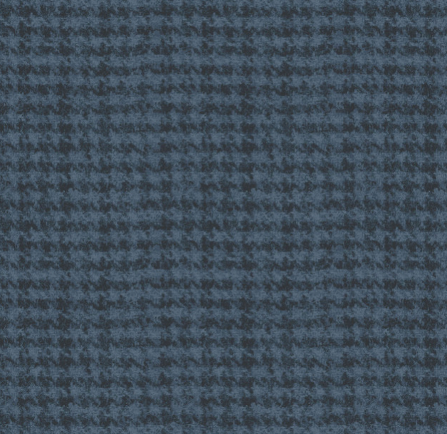 Woolies Flannel Houndstooth Dark Blue quilting flannel by Maywood Studio