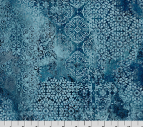 Barely Basics Stonewash Quilting Cuddle Dark Sea minky fabric by Shannon Fabrics