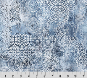 Barely Basics Stonewash Quilting Cuddle Denim minky fabric by Shannon Fabrics