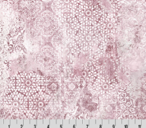 Barely Basics Stonewash Quilting Cuddle Rose minky fabric by Shannon Fabrics