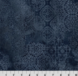Barely Basics Stonewash Quilting Cuddle Navy minky fabric by Shannon Fabrics