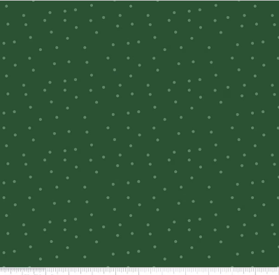 Christmas Time Dots Forest quilting fabric by Riley Blake