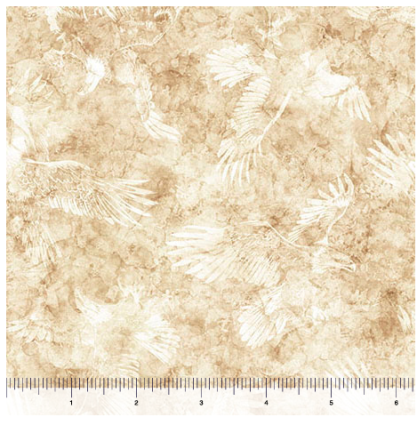 Skyward Eagle Tonal Tan quilting fabric by Quilting Treasures