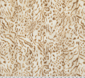 Luxe Cuddle Vienna Bengal Cappuccino minky fabric by Shannon Fabrics