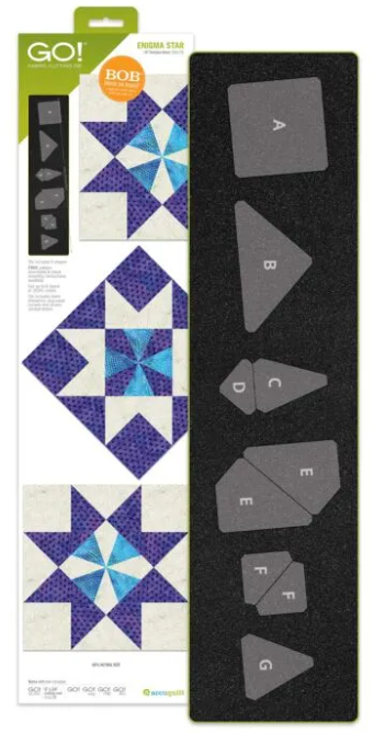 AccuQuilt GO! Enigma Star 10 inch finished fabric cutting die 55676