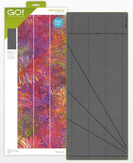 AccuQuilt GO! Strip Cutter 2 3/4 inch 3 strips fabric cutting die 55489
