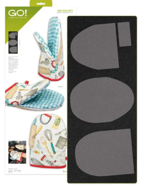 AccuQuilt GO! Mini Oven Mitt fabric cutting die 55640