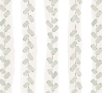 FIGO Natural Essence Stripe quilting fabric in Cream