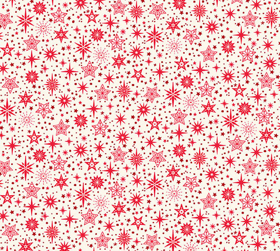Scandi MU-115-R quilting fabric by Makower UK for Andover Fabrics
