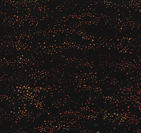 Hoffman Fabrics Spice Dots Batik W2589-160 quilting fabric — dotted batik in warm spice tones