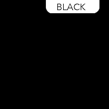 Northcott Colorworks Premium Solid Chips Black — 42 five inch precut fabric squares