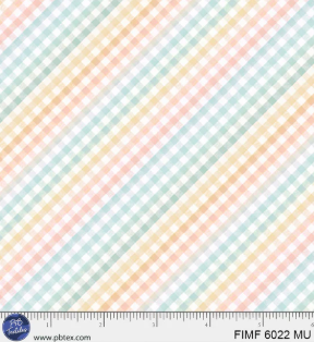 P&B Textiles First Impressions Flannel Baby Rainbow Lattice — rainbow lattice flannel quilting fabric