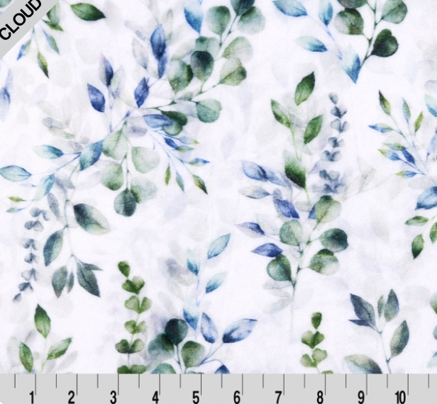 Oasis Multi Cloud Cuddle minky fabric by Shannon