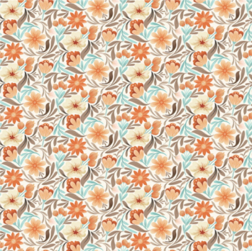 Perfect Blend Digital Floral quilting fabric by Clothworks