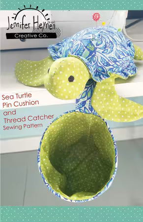 Sea Turtle Pin Cushion and Thread Catcher Checker Distributor