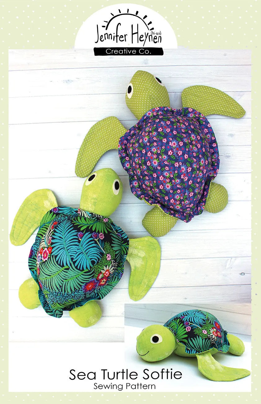 Sea Turtle Softie - Linda's Electric Quilters