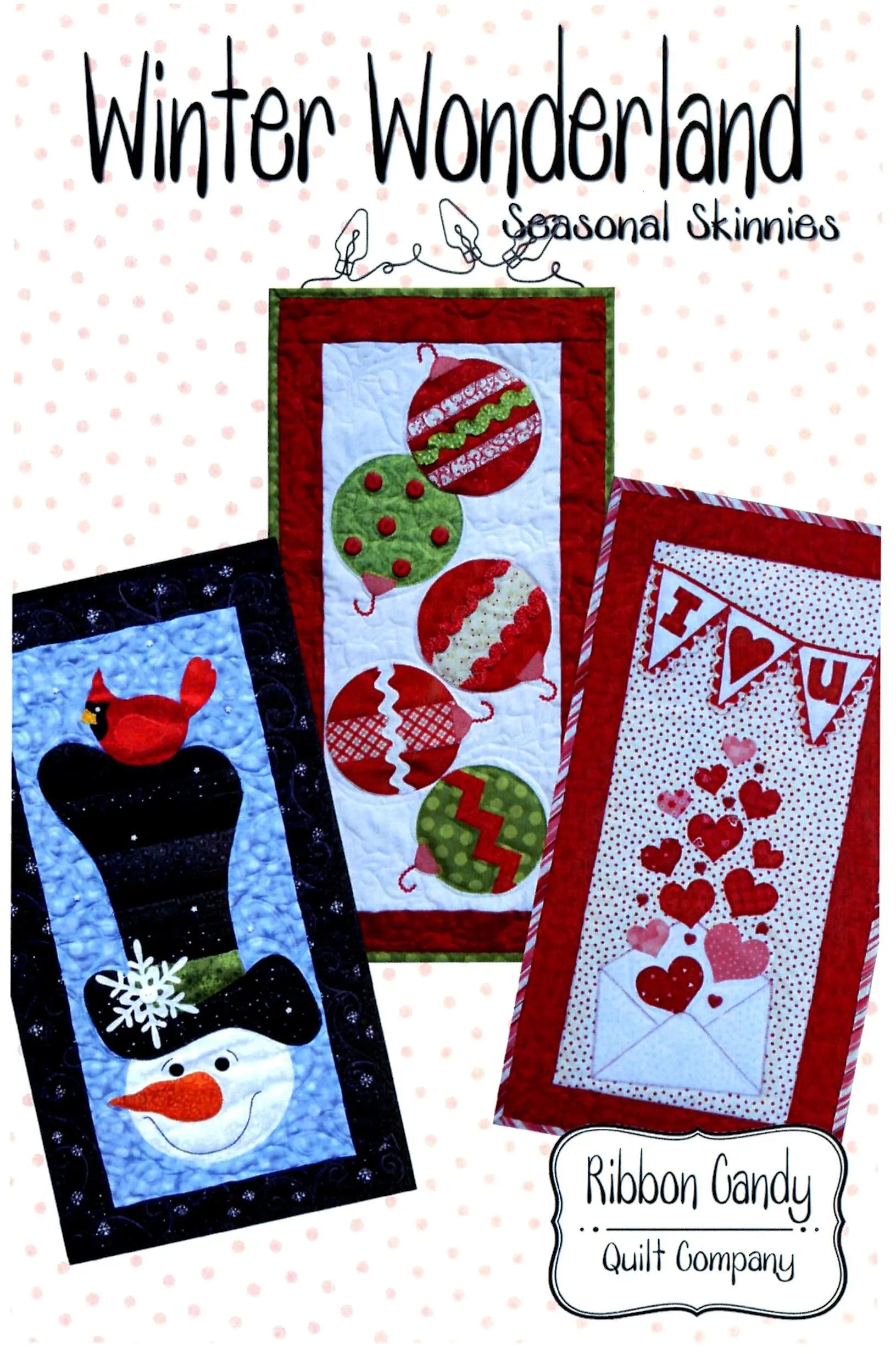 Seasonal Skinnies Winter Wonderland Skinnies - Fusible Applique - Linda's Electric Quilters