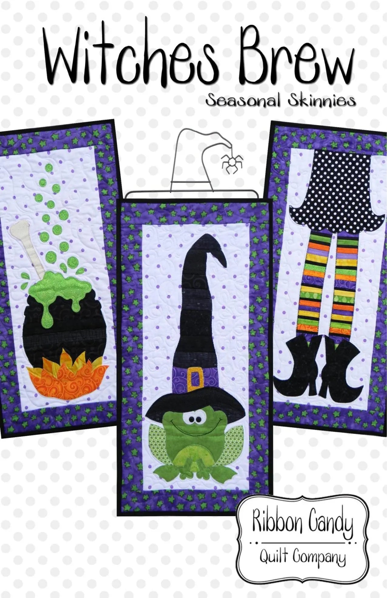 Seasonal Skinnies Witches Brew Skinnies - Fusible Applique - Linda's Electric Quilters