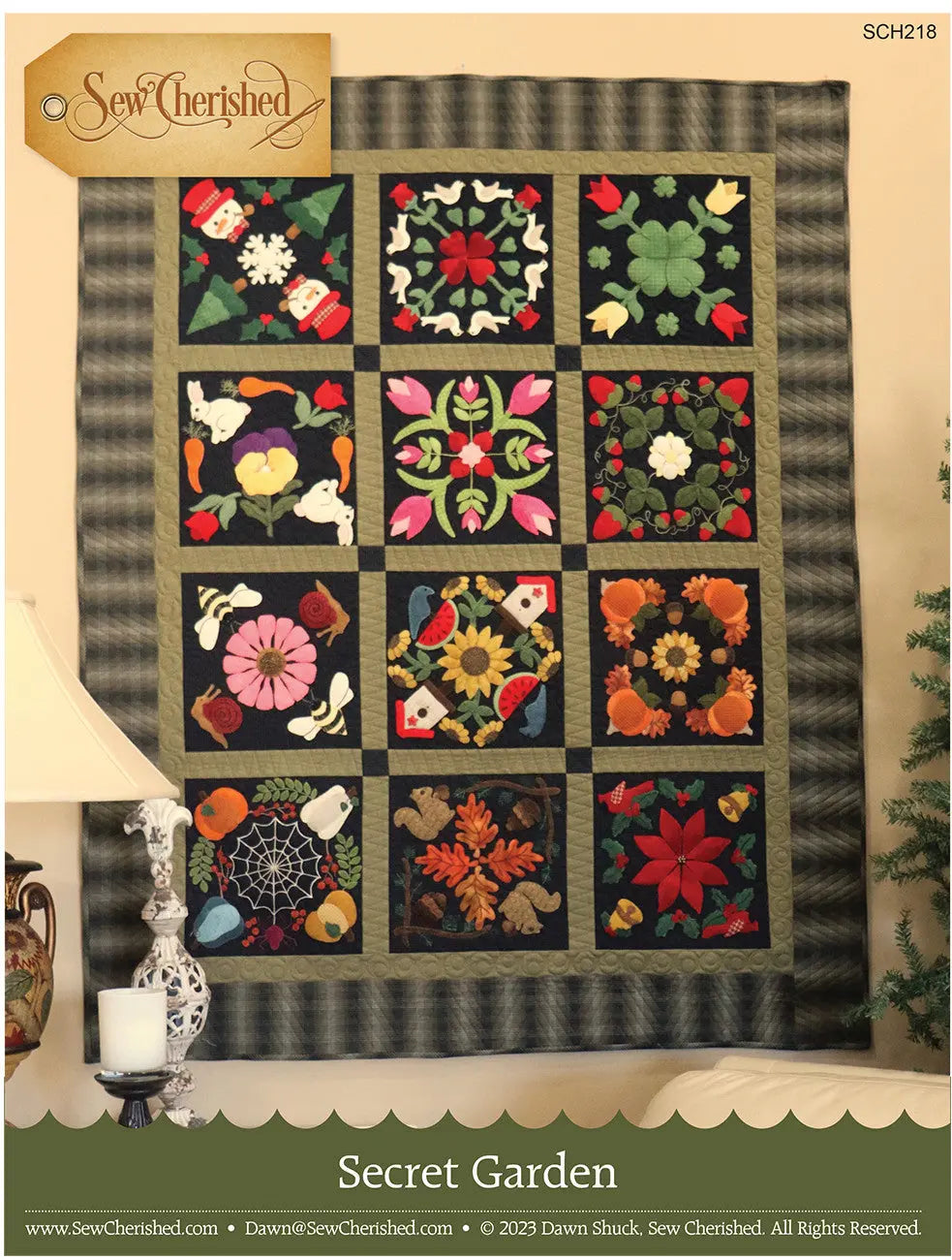 Secret Garden - Linda's Electric Quilters