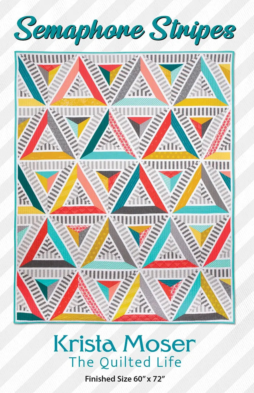 Semaphore Stripes - Linda's Electric Quilters