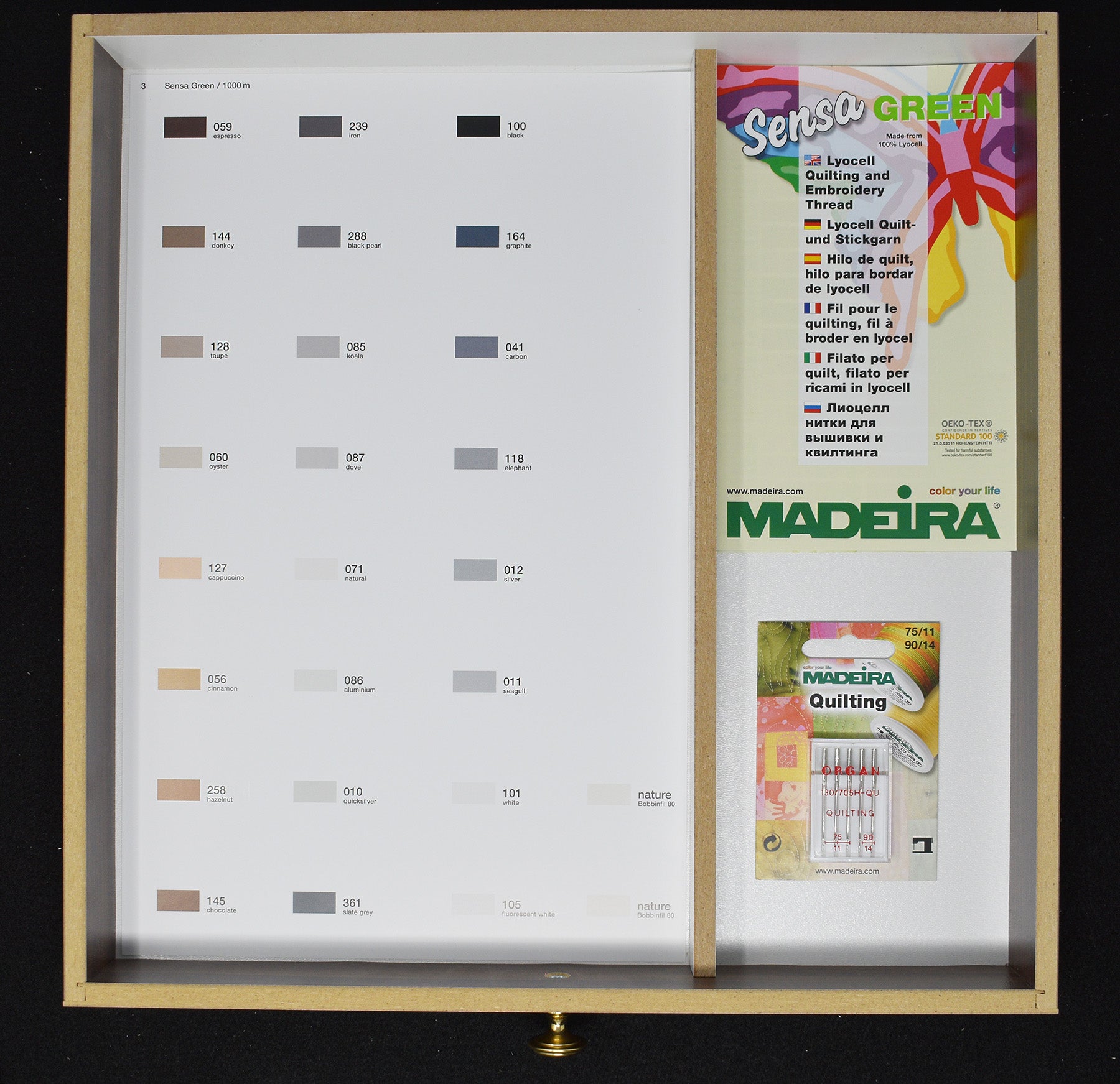 Sensa Green 40 - 3 Drawer Treasure Chest, 120 1100 Yard (1000m) Spools