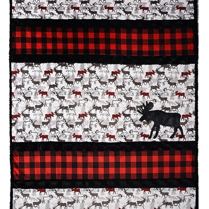 Sensational Strips Cuddle Kit - A 'Moose' D - Linda's Electric Quilters